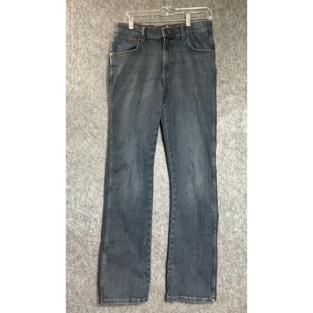 Wrangler Retro Jeans Mens 30x32 Blue Pockets Relaxed Boot Western Cowboy Classic